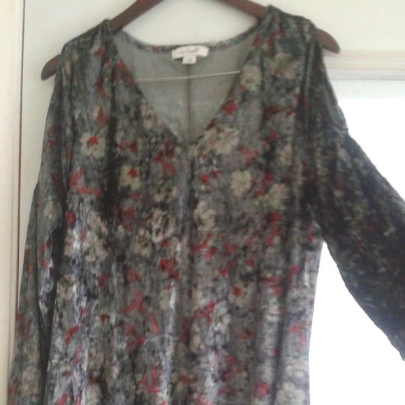 Ladies maternity velvet tunic Xl - Picture 1 of 2